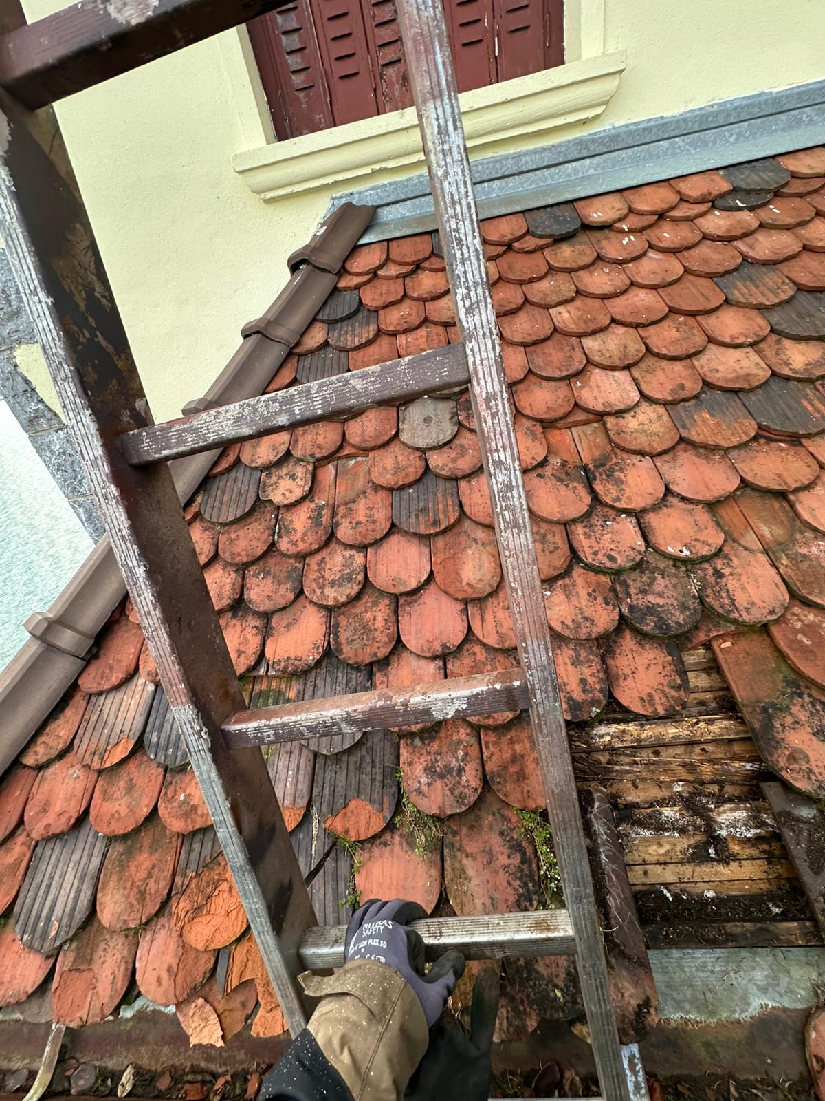 Avant les travaux de rénovation toiture (partie 1)